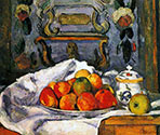 Arist, Impressionist, Paul Cezanne: Still life, bowl with apples