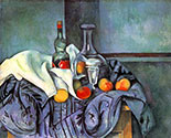 Arist, Impressionist, Paul Cezanne: Still life, peppermint bottle