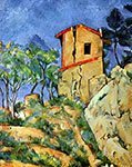 Arist, Impressionist, Paul Cezanne: The house with burst walls