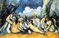 Arist, Impressionist, Paul Cezanne: The large bathing