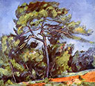 Arist, Impressionist, Paul Cezanne: The large Pine