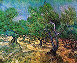Olive Grove, 1889, Impressionist painter, Vincent Van Gogh art, giclee canvas