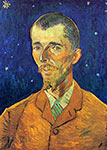 Impressionist painter, Vincent Van Gogh art, giclee canvas, Portrait of Eugene Boch
