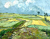 VINCENT VAN GOGH impressionism, impressionist art, The Plain of Auvers