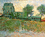 VINCENT VAN GOGH impressionism, impressionist art, The Restaurant de la Sirene at Asnieres, 1887