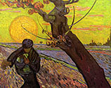 VINCENT VAN GOGH impressionism, impressionist art, The Sower, 1888