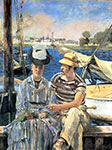 Edouard Manet painting, art canvas, Argenteuil