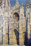 Claude Monet, impressionist, canvas art, Cathedral of Rouen