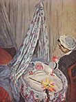 Claude Monet, impressionist, canvas art, Jean Monet in Seiner Wiege