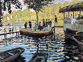 Claude Monet, impressionist, canvas art, La Grenouillere