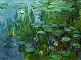 impressionist art canvas, Path in Monet's Garden, Giverny