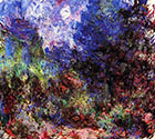 Roses, Garden Side of Monet's House, Claude Monet, impressionist, canvas art