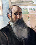 artist Camile Pissarro art canvas, Self-portrait
