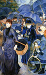 impressionist painter Pierre-Auguste Renoir, The Umbrellas