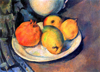 Still life with Pomegranate and Pears