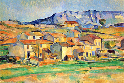 Montaigne Sainte Victoire, seen from beu Gardanne
