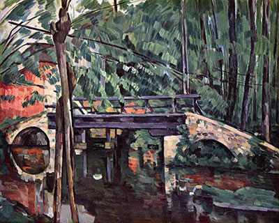 Paul Cézanne giclee art canvas, Le Petit Pont Le Petit Pont, fine art canvas reproduction print