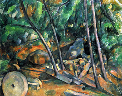 Paul Cézanne giclee art canvas, The Millstone The Millstone, fine art canvas reproduction print