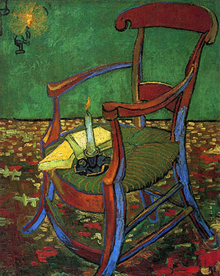 Paul Gauguins Armchair, 1888, fine art canvas reproduction print