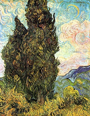 Cypresses, 1889