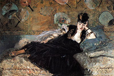 Woman with Fans [Nina de Callias]