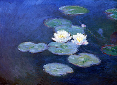 Water Lilies, fine art canvas reproduction print