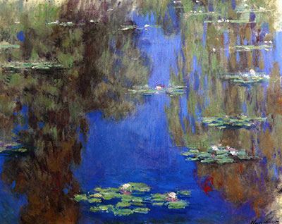 Water Lilies, fine art canvas reproduction print