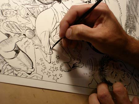 finishing touches, pen and ink tips