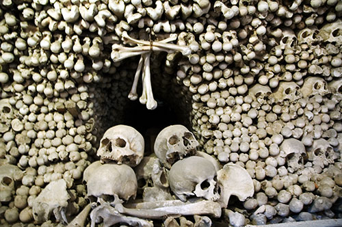 Bone Bell (1), sedlec ossuary, bone church, chapel photograph