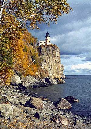 Farol rachado da rocha, minnesota