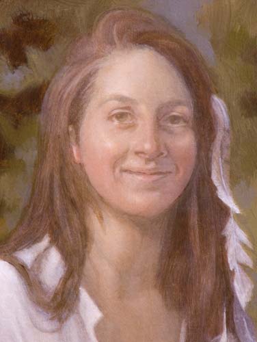 soft and hard edges, portrait painting