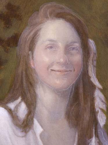 using soft edges in portrait painting