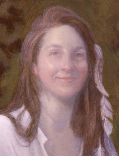 soft underpainting, portrait in classical style