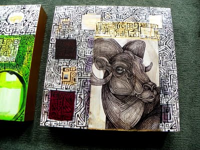 original animal art, totem art