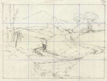 grid for landscape drawing