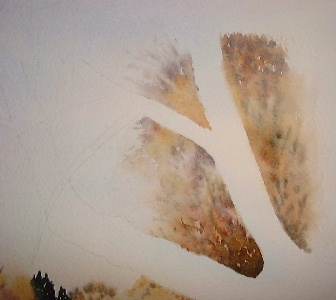 painting trees in watercolor