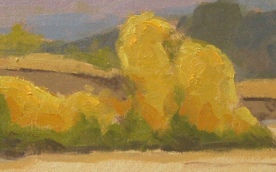 painting trees, mountain desert painting demo