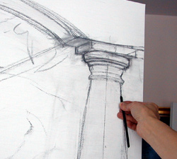 drawing a column