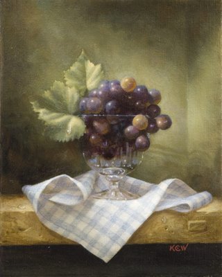 grapes and water droplets