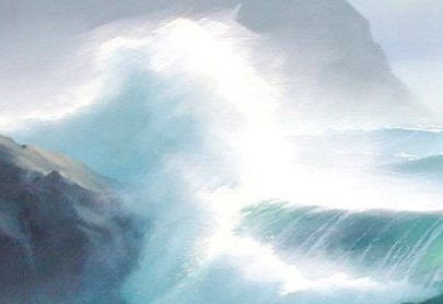 painting waves, surf, ocean art