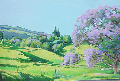 acrylic landscape painting