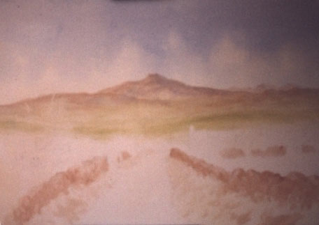 staring a watercolour landscape