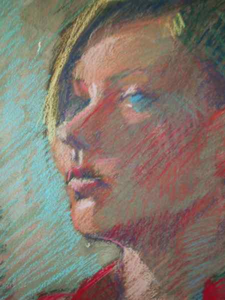 painting portraits in pastels