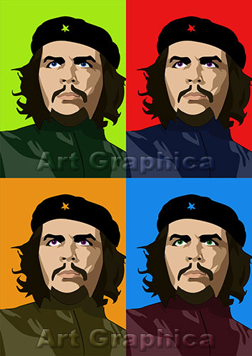 CHE GUEVARA art print, canvas, limited edition signed