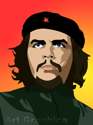 CHE GUEVARA art print, canvas, limited edition signed