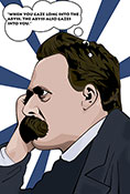 Friedrich Nietzsche, pop art canvas,pop-art, limited edition, signed print