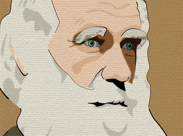 CHARLES DARWIN, pop art canvas print