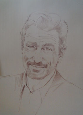 de niro underdrawing