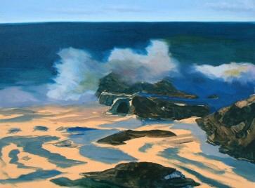 pintura a óleo, sub-pintura, pintura do oceano, demonstração de arte livre