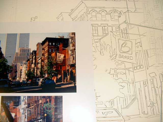 ny gouache, art, free lesson